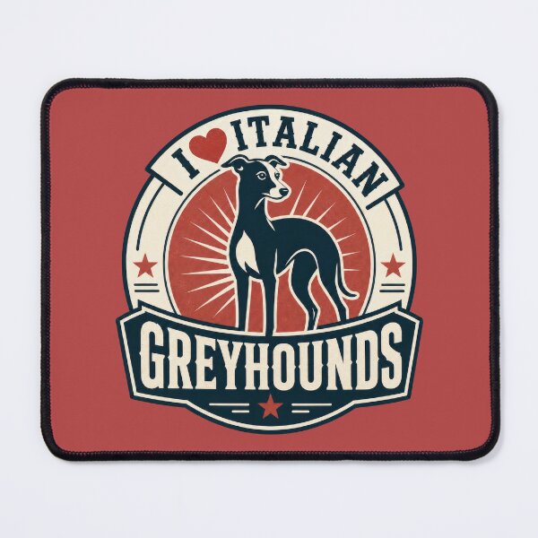 Item preview, Italian Greyhound Dog Lover Vintage Style Design designed and sold by AntiqueImages.