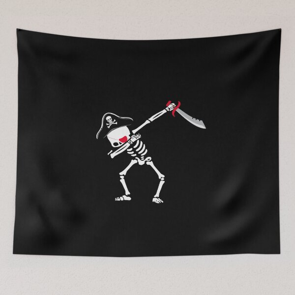 Item preview, Dabbing Skeleton Pirate Hat Dab Hip Hop Skull Gift designed and sold by CreativeStrike.