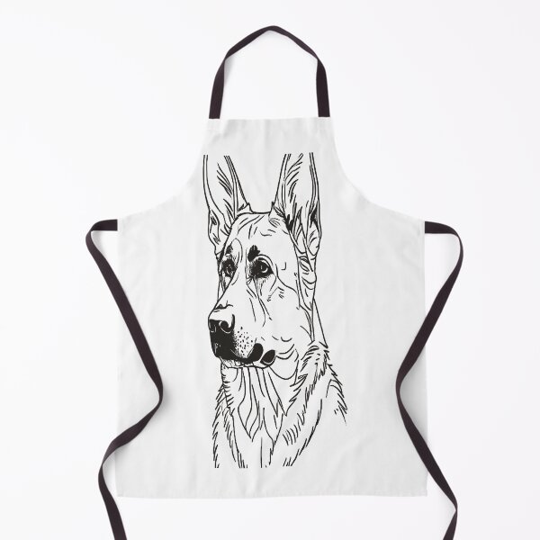 Item preview, German Shepherd in Minimalist Linear Art designed and sold by VestraDesign.