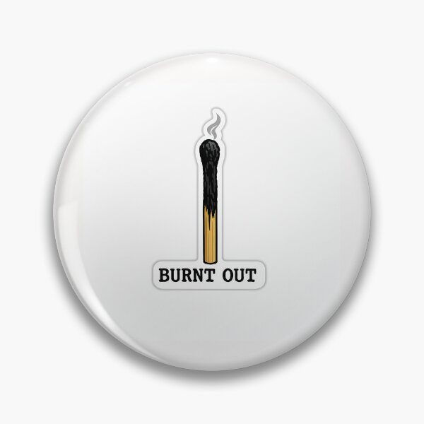 Item preview, Burnt Out Matchstick Minimalist Aesthetic Sticker designed and sold by yanejoy.