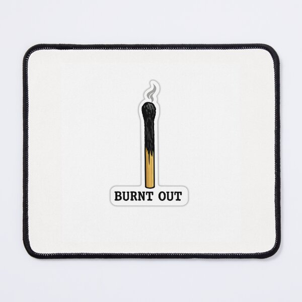 Item preview, Burnt Out Matchstick Minimalist Aesthetic Sticker designed and sold by yanejoy.