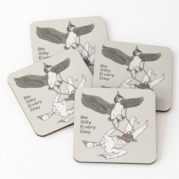 Item preview, Be Silly Every Day Goose and Human designed and sold by AbsurdVibes.