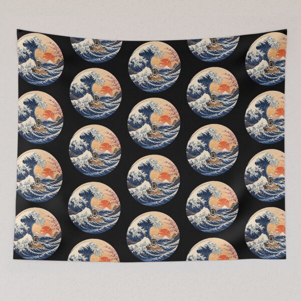 Item preview, Funny Spanish Mastiff Captain Japanese Kanagawa Wave Japan Boat Mom Dad Kids designed and sold by FurryHavenPH.