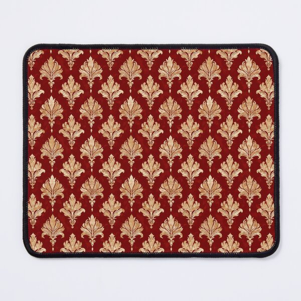 Item preview, Vintage Red Damask Pattern designed and sold by LouieVanille.