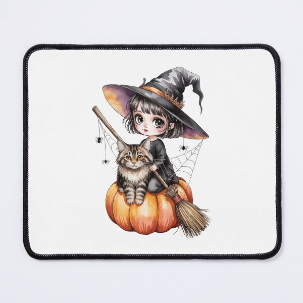 Item preview, witch with cat designed and sold by jkrphoto.