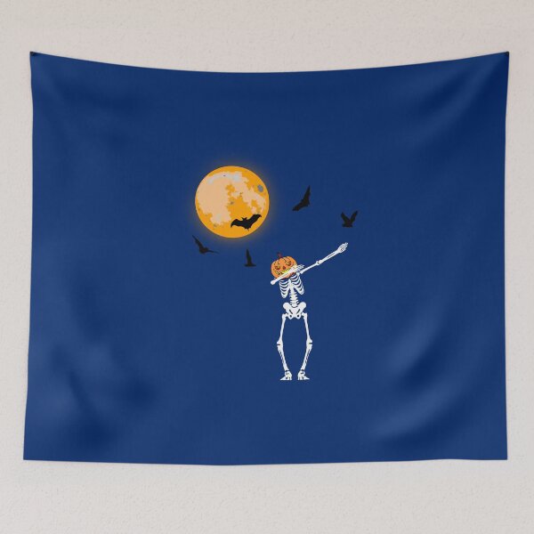 Item preview, Funny Dabbing Skeleton Pumpkin Halloween Dab designed and sold by CreativeStrike.