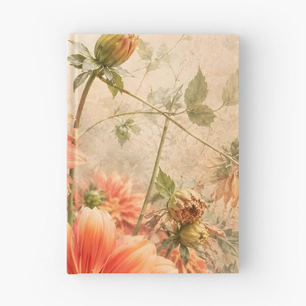 Item preview, Peach Dahlia Elegance – Botanical Flow Collection designed and sold by Violafleurviolett.