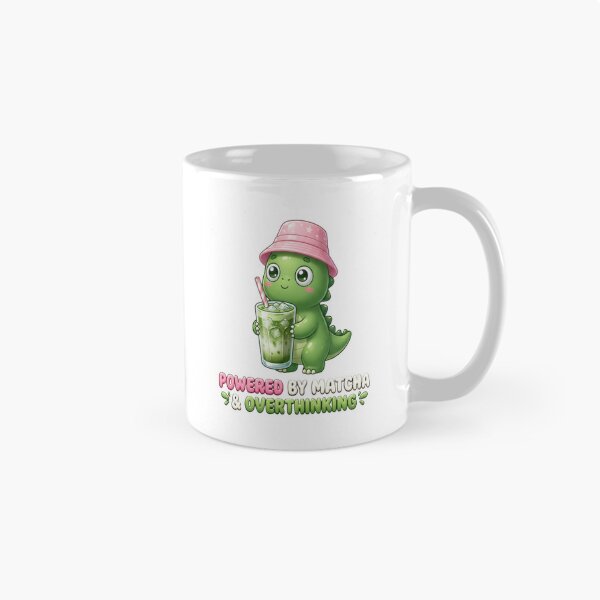 Item preview, Kawaii Matcha Dinosaur Sticker designed and sold by mo-carnival.