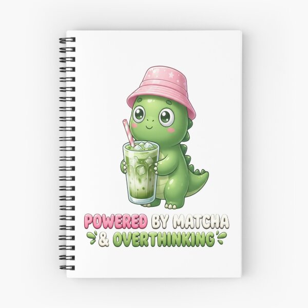 Item preview, Kawaii Matcha Dinosaur Sticker designed and sold by mo-carnival.