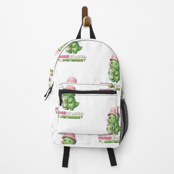 Item preview, Kawaii Matcha Dinosaur Sticker designed and sold by mo-carnival.