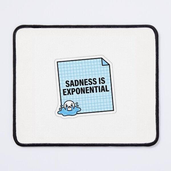 Item preview, Crying In Math Class Funny Student Burnout Sticker designed and sold by yanejoy.