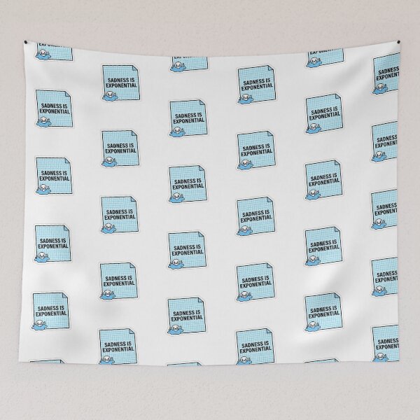 Item preview, Crying In Math Class Funny Student Burnout Sticker designed and sold by yanejoy.