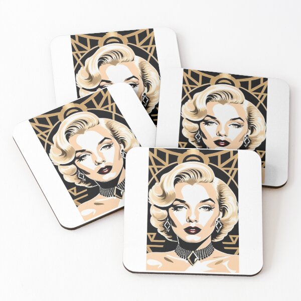 Item preview, Fashion - Emblematic Actress of the 1950s, Art Deco Icon designed and sold by Beat-It.