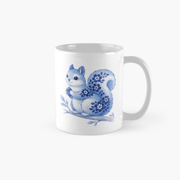 Item preview, Delft squirrel designed and sold by ArtAndDesignA.