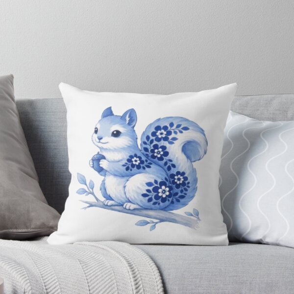 Item preview, Delft squirrel designed and sold by ArtAndDesignA.