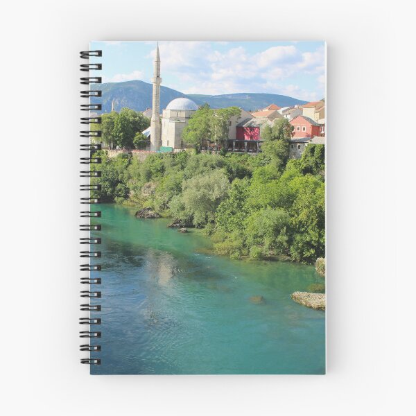Item preview, Beautiful Panorama of Mostar Old Town, Bosnia and Herzegovina designed and sold by NorthLeafStudio.