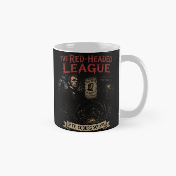 Item preview, Sherlock Holmes The Red-Headed League Saxe-Coburg Square Gritty Art designed and sold by Fenay Designs.