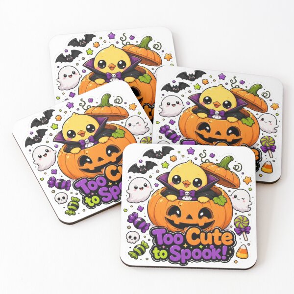 Item preview, Cute Halloween Duck In Pumpkin Patch designed and sold by Snurly.