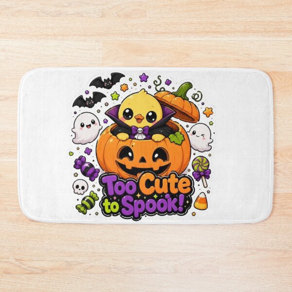 Item preview, Cute Halloween Duck In Pumpkin Patch designed and sold by Snurly.