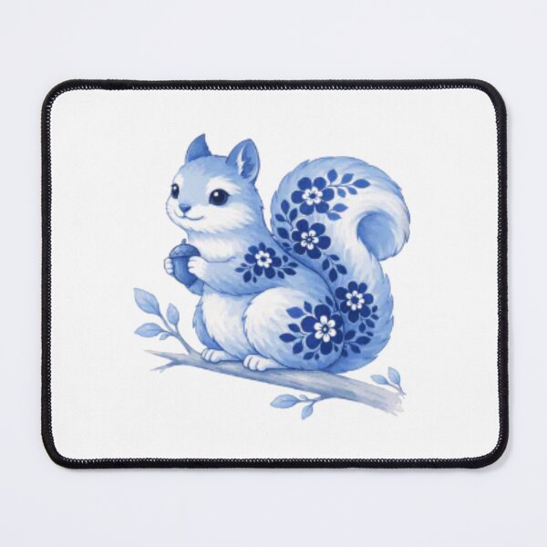 Item preview, Delft squirrel designed and sold by ArtAndDesignA.