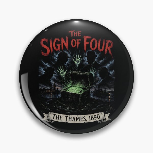 Item preview, Sherlock Holmes The Sign of Four The Thames 1890 Occult Gothic Art designed and sold by Fenay Designs.