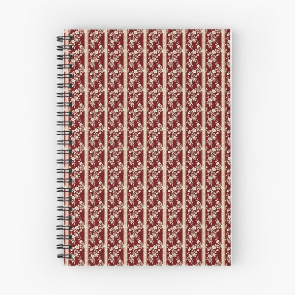 Item preview, Vintage Red Striped Floral Pattern designed and sold by LouieVanille.