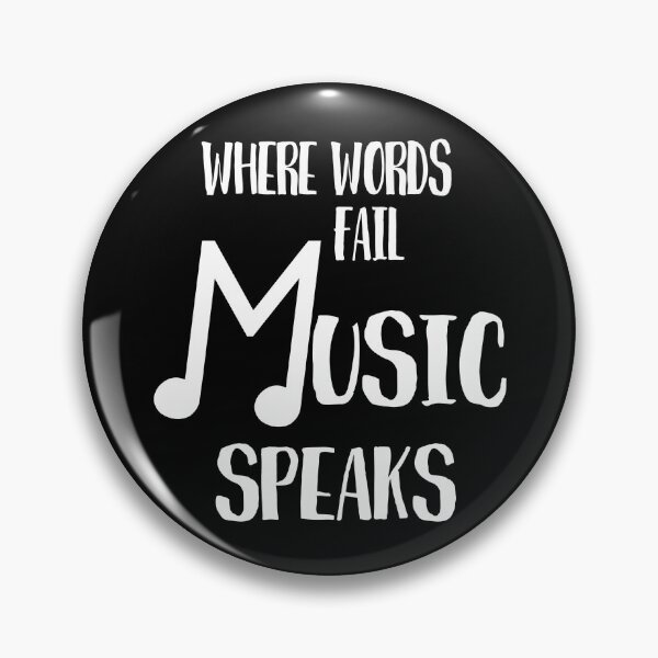 Item preview, Music Speaks Quote designed and sold by Primroaddesigns.