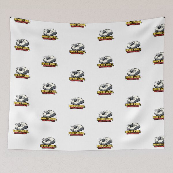 Item preview, Infinite Scroll Brain Rot Tired Generation Sticker designed and sold by yanejoy.