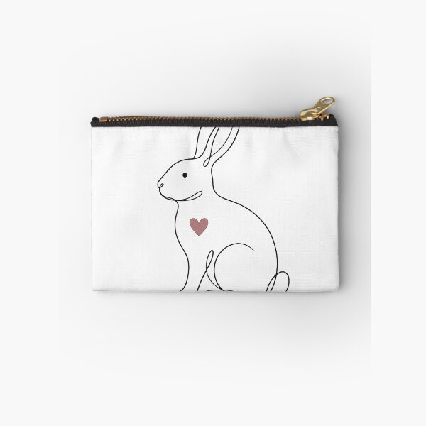 Item preview, Minimalist Line Art Rabbit Sticker – Simple Bunny designed and sold by ravikiran2195.