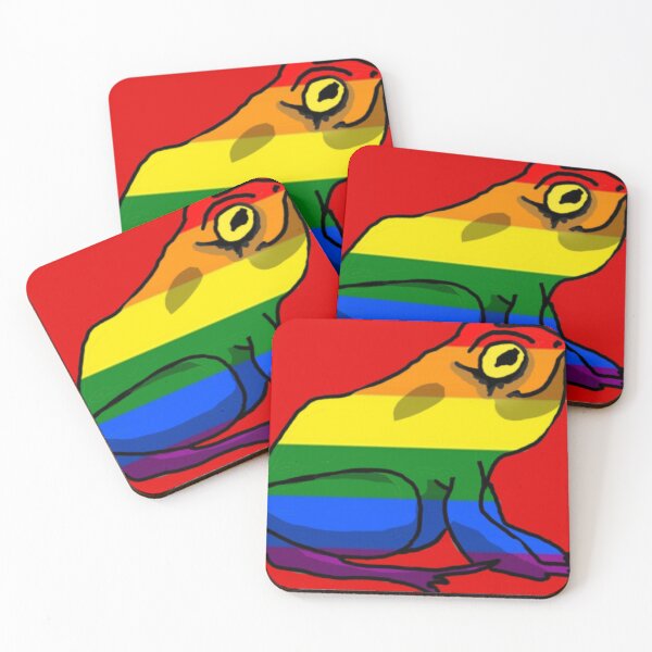 Item preview, Rainbow Stripe Pride Toad designed and sold by PrismePalette.