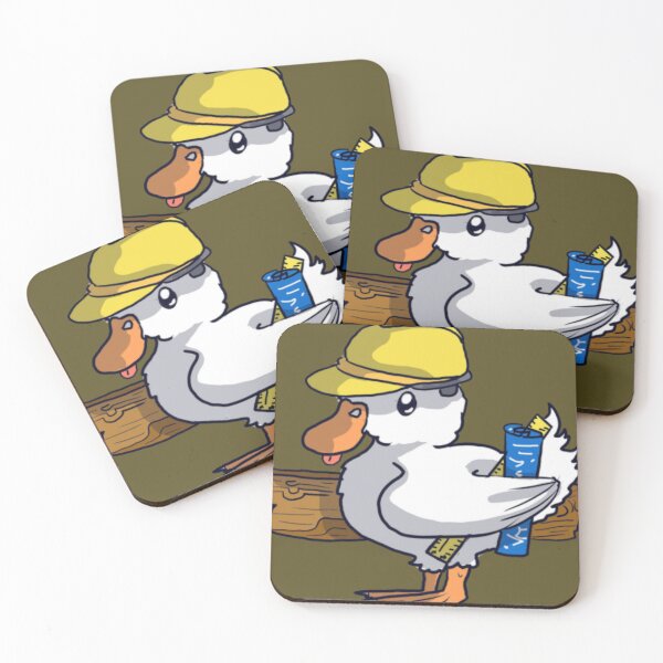 Item preview, Cute Builder Duck Cartoon designed and sold by PrismePalette.