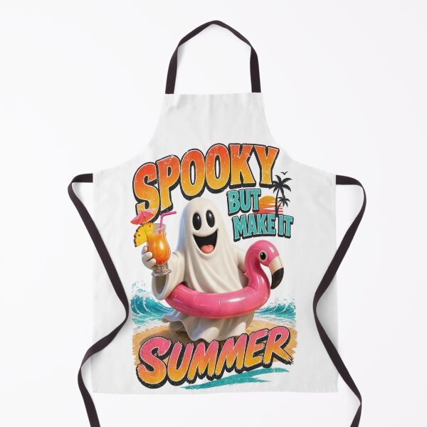 Item preview, Retro Summer Beach Ghost Sticker designed and sold by mo-carnival.