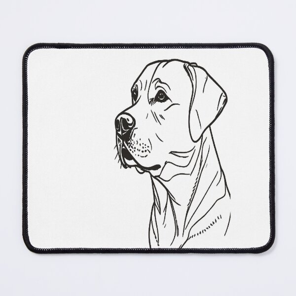 Item preview, Labrador in Minimalist Linear Art designed and sold by VestraDesign.