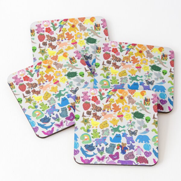 Item preview, rainbow stickers designed and sold by CatsCritterDesigns .