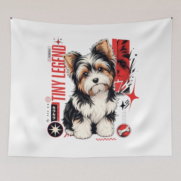 Item preview, Tiny Legend Biewer Yorkie Terrier Puppy designed and sold by AntiqueImages.
