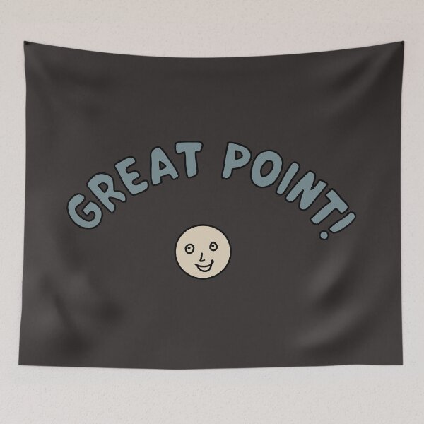 Item preview, Graphic design with minimalist smiley face and arched text designed and sold by LeshanArt.