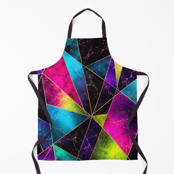 Item preview, Electric Neon Cracked Marble Geometric Pattern designed and sold by Aureva Arts Shop.