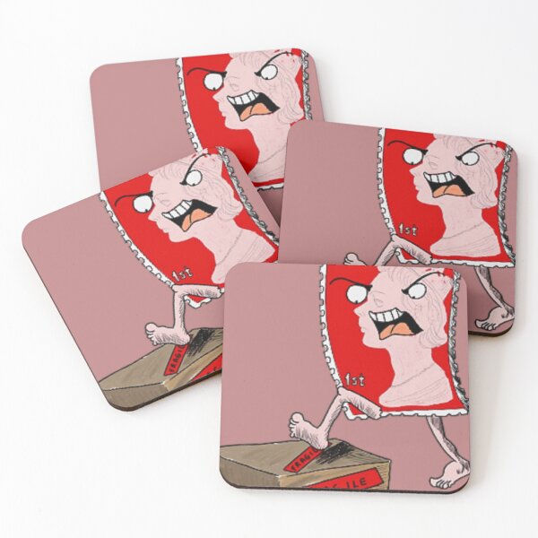 Item preview, Angry Postal Stamp Stomping Box designed and sold by AbsurdVibes.