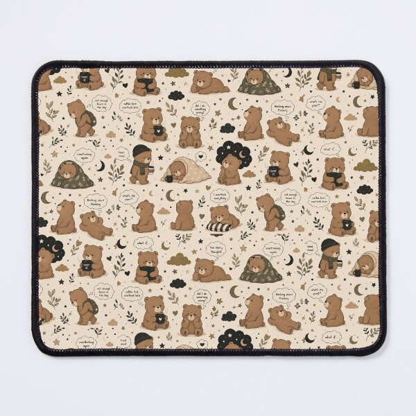 Item preview, Overthinking Bears designed and sold by MoodSupplyStudio.