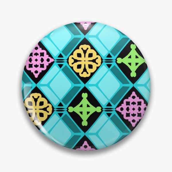 Item preview, Colorful Moroccan Geometric Tile designed and sold by MigWhimsy.