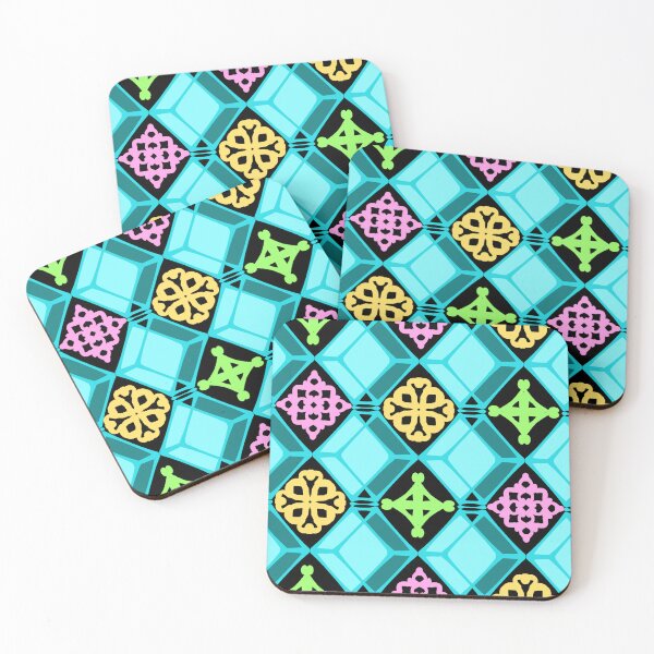 Item preview, Colorful Moroccan Geometric Tile designed and sold by MigWhimsy.