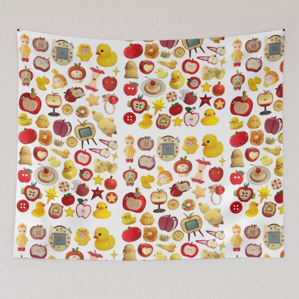 Item preview, apple and duck vibes designed and sold by CatsCritterDesigns .