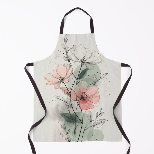 Item preview, Delicate Watercolor Floral Botanical Art designed and sold by NNCollection.