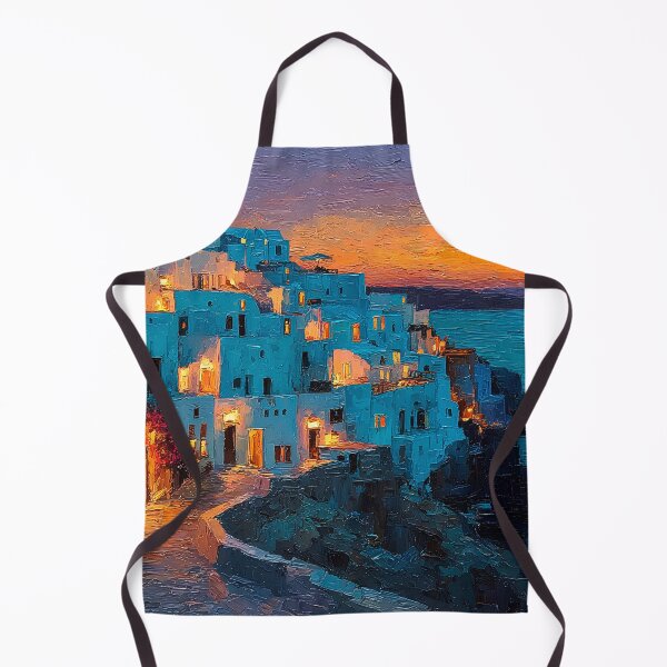 Item preview, Whitewashed Cliffside Santorini designed and sold by daila70.