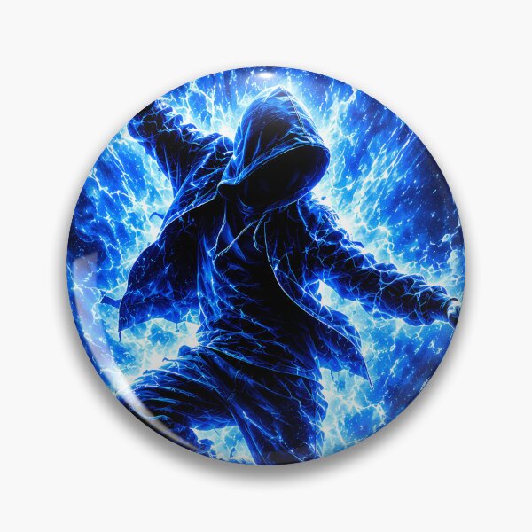 Item preview, Blue Energy Burst Dancer . Electric Motion Fantasy Art designed and sold by aminz4.