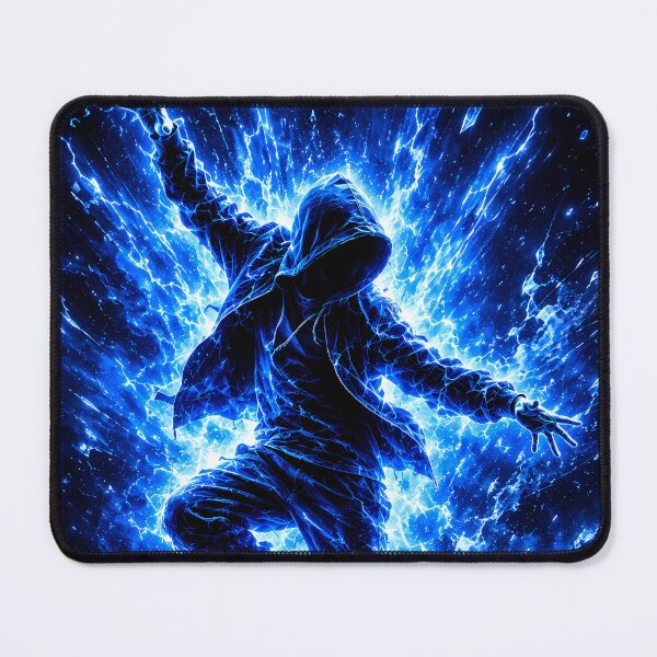 Item preview, Blue Energy Burst Dancer . Electric Motion Fantasy Art designed and sold by aminz4.