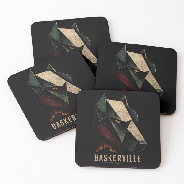 Item preview, Sherlock Holmes Baskerville Hound Geometric Modern Graphic Art designed and sold by Fenay Designs.