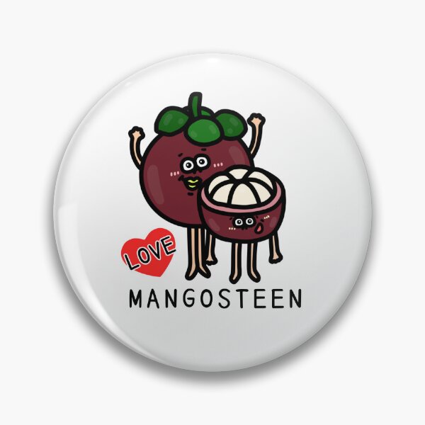 Item preview, Cute I LOVE MANGOSTEEN designed and sold by kanaehonkawa.