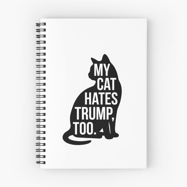 Item preview, My Cat Hates Trump Too Funny Anti Trump Cat designed and sold by raedattia.