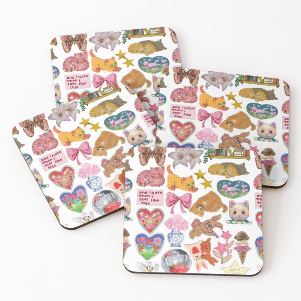 Item preview, cat stickers designed and sold by CatsCritterDesigns .